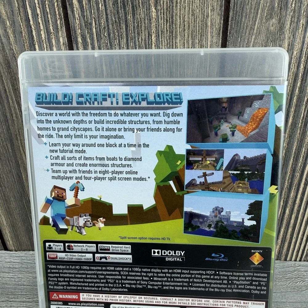 Playstation 3 minecraft playstation